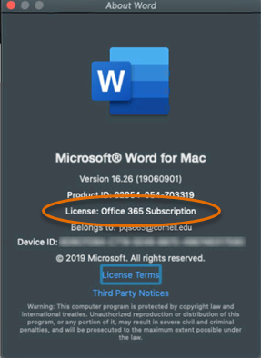 How to activate office 365 on mac